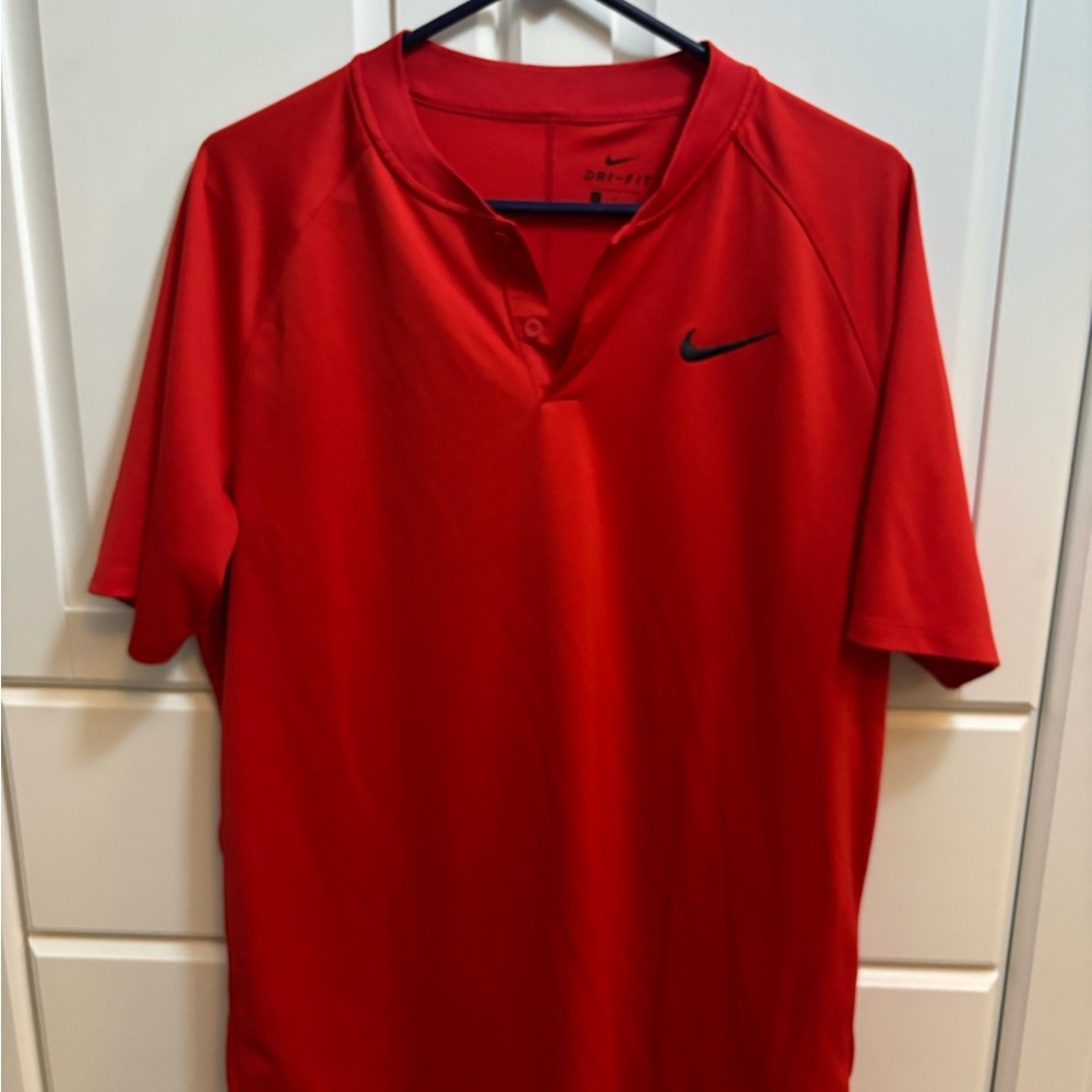 Nike Men's Vivid Red Polo Shirt